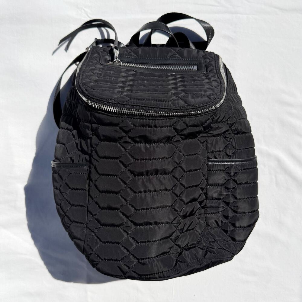 Aimee Kestenberg Sardinia Quilted Backpack Bag Purse Black